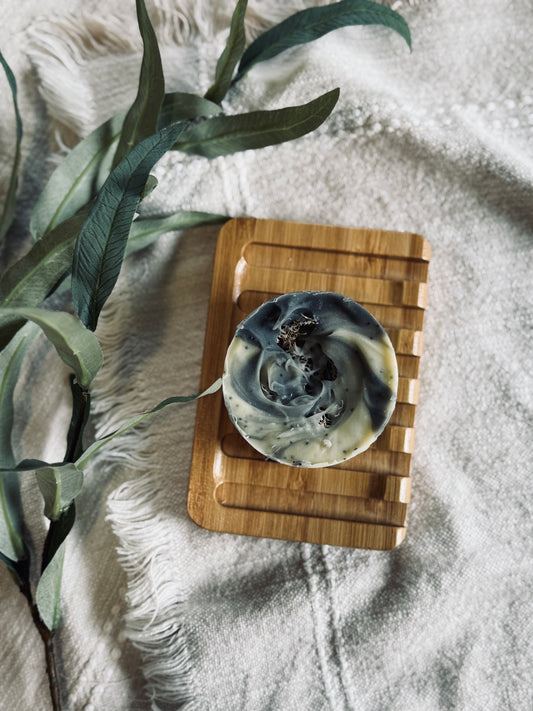 Lavender Poppy Loofah