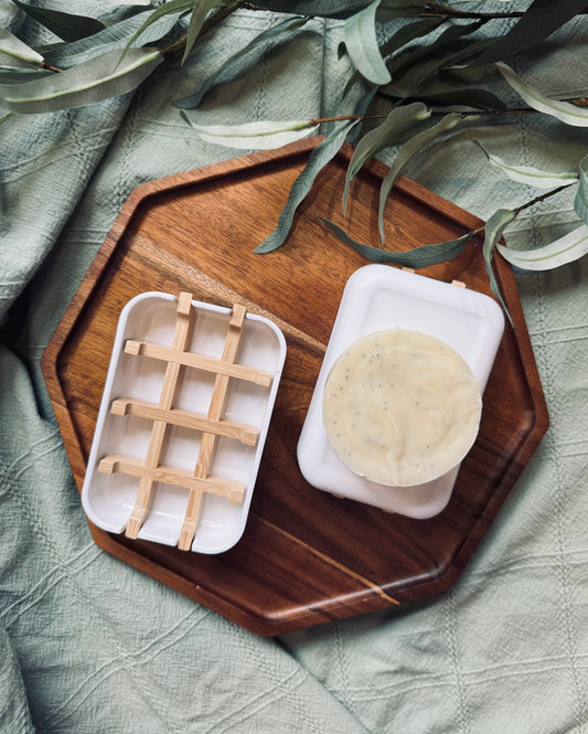 White Soap Dish
